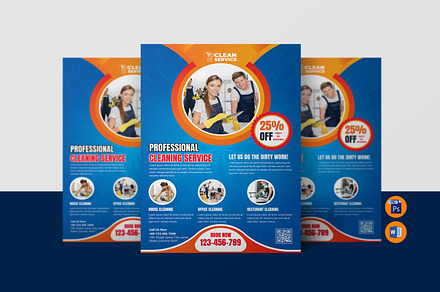 Cleaning Service Flyer Template