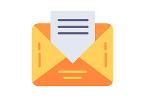 Email Flat Icon, a Duotone Icon by Pexelpy