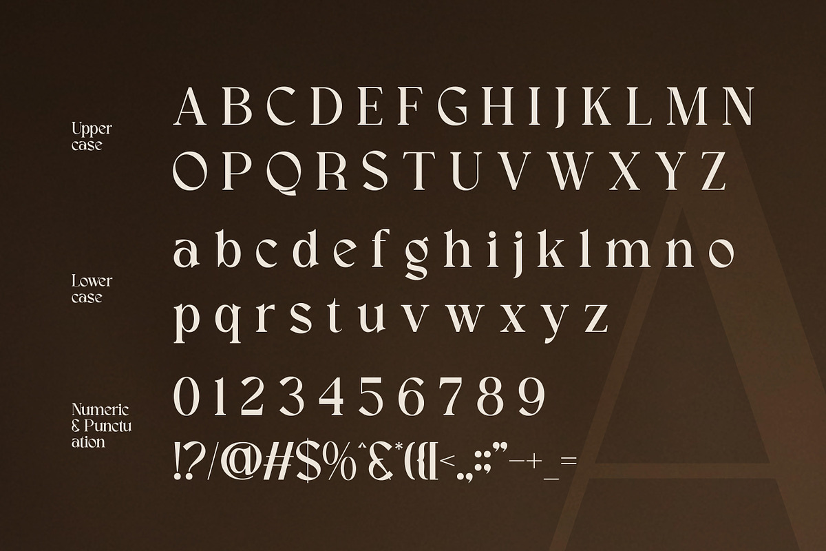 Coralie - Modern Elegant Serif Font, a Serif Font by Flawless And Co (Photo 9 of 10)