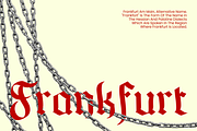 Gofarda Gothic Blackletter, a Blackletter Font by Fitrah Type (Thumbnail 2 of 15)