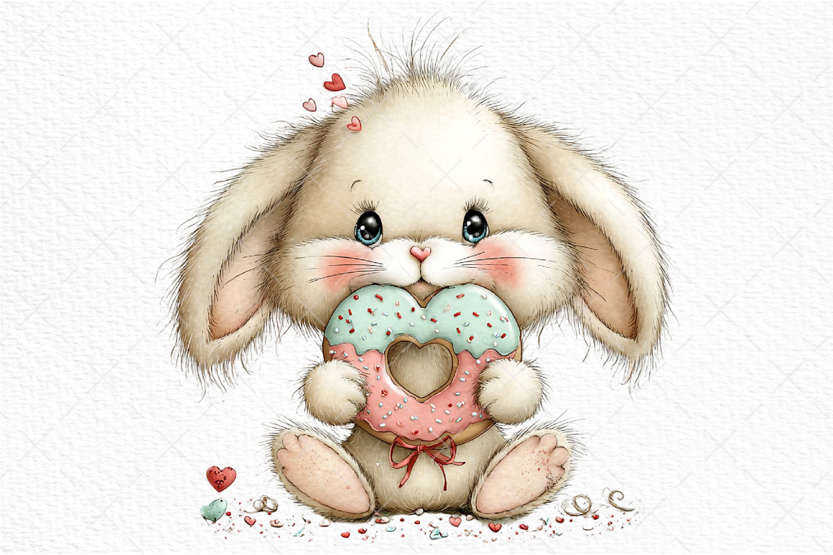Whimsical Valentine Sweet Animals, an Illustration by Craft Nest (Photo 10 of 11)