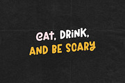 Spooky Things - Cute Halloween Font, a Handwritten Font by simpleblues (Thumbnail 10 of 12)