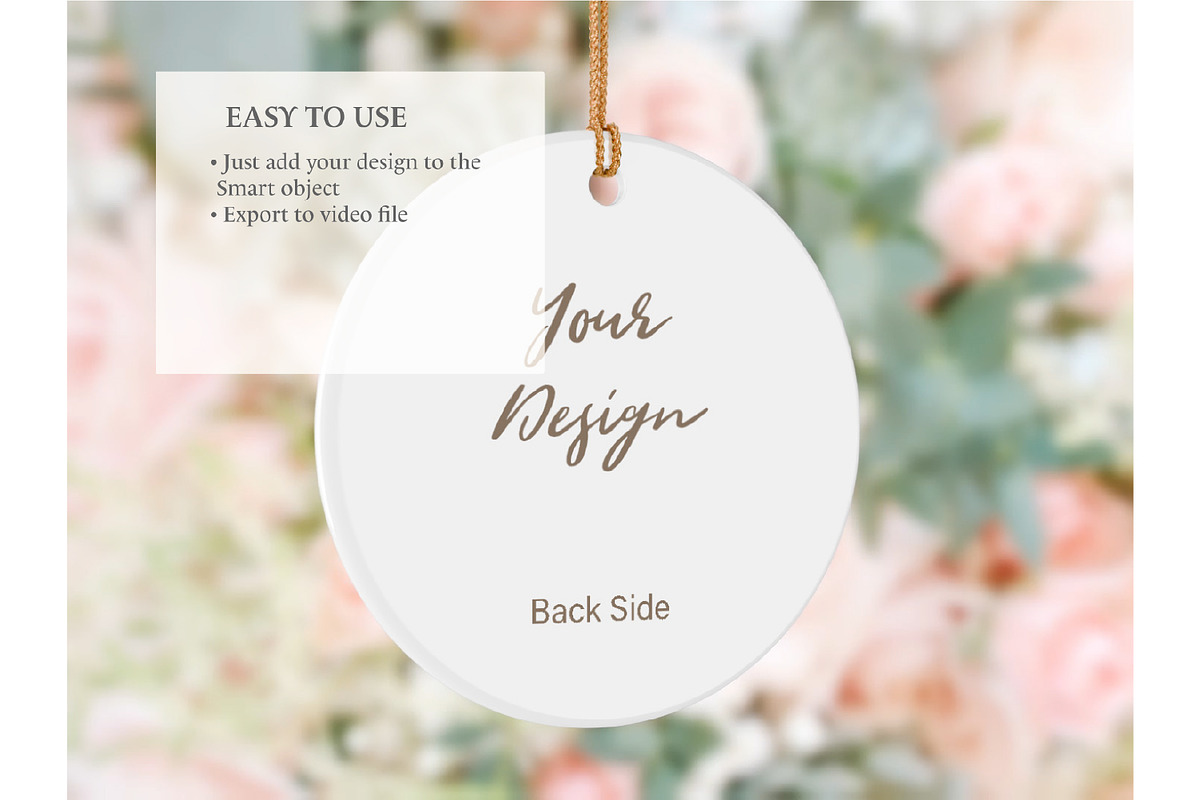 Ceramic Ornament Video Mockup, a Cups & Container Mockup by MockupsBox (Photo 4 of 5)