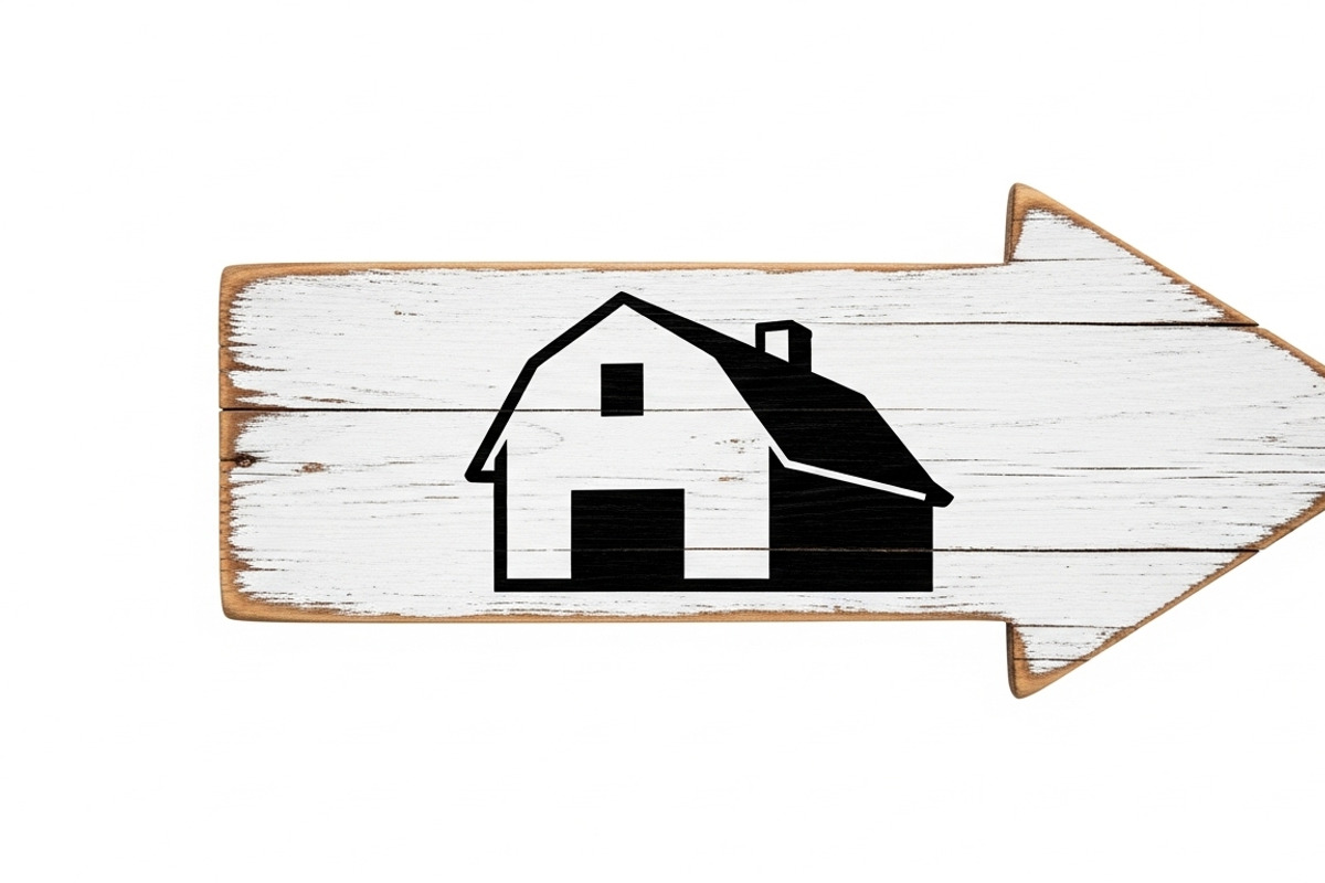 Modern farmhouse decor silhouette, an Illustration by Amazin_art (Photo 5 of 35)