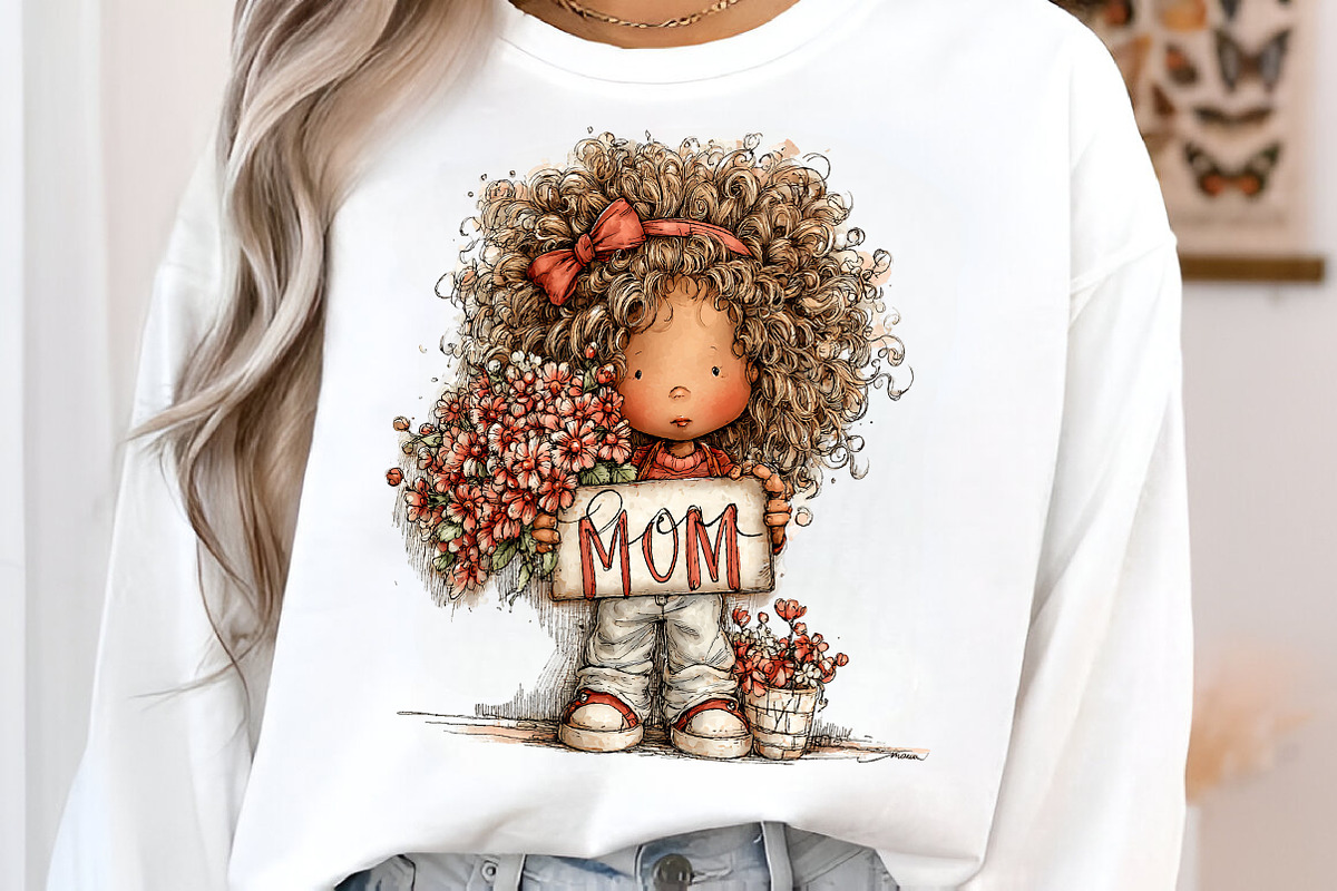 Happy mothers day clipart, an Illustration by SinaCreation (Photo 10 of 11)