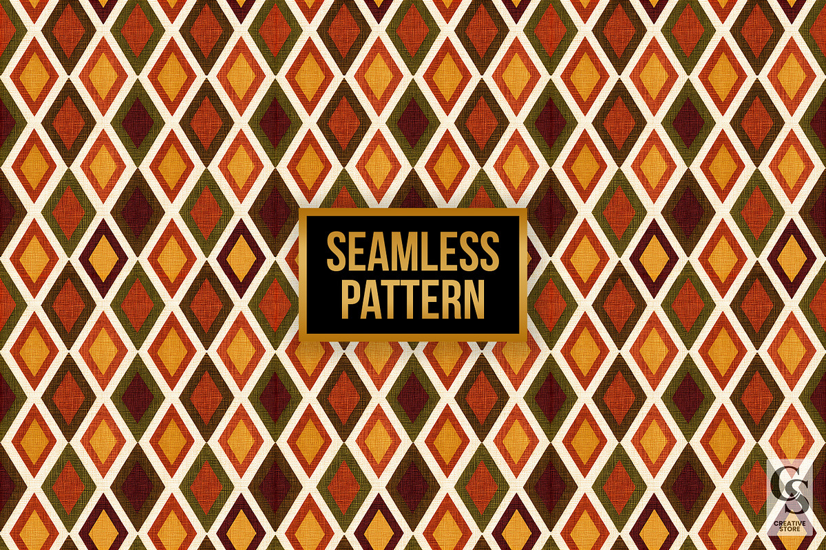 Cozy Fall Autumn Seamless Pattern, a Pattern Graphic by Creative Store (Photo 4 of 5)