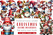 Christmas Gnome Musicians Sublimatio, an Illustration by CreationArt (Thumbnail 1 of 5)