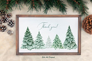 Woodland Landscape Spruce trees, an Illustration by Solo Art Original (Thumbnail 9 of 9)