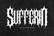 Morvakh - Death Metal Font, a Symbol Font by Masyafi Studio (Thumbnail 5 of 9)
