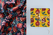 Blue Pomegranates Patterns, a Pattern Graphic by Ninterints (Thumbnail 15 of 19)