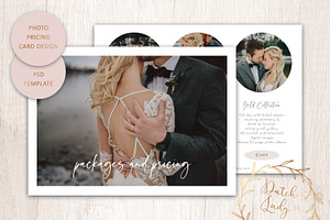 PSD Photo Price Card Template 16