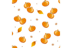 Cozy Autumn Seamless Pattern