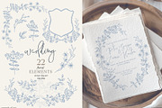 Floral wedding clip art. Artisan, a Decorative Illustration by GrafikBoutique (Thumbnail 1 of 5)