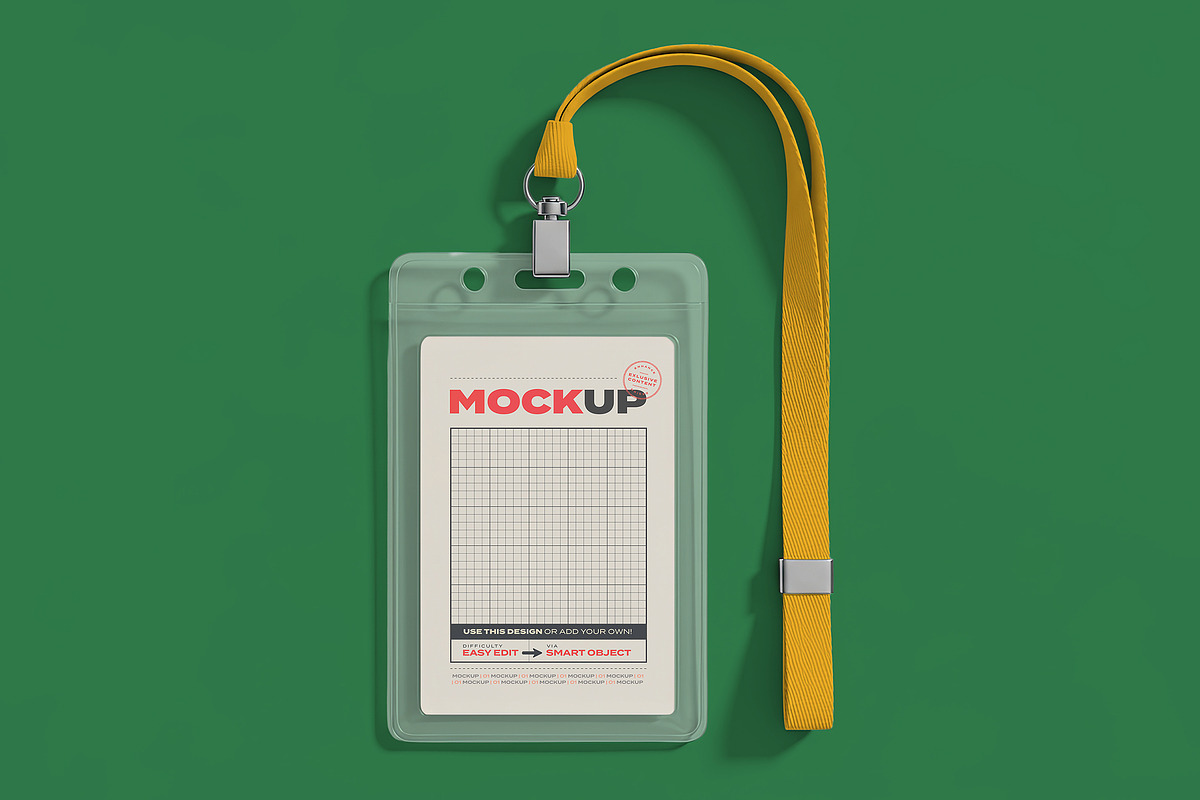 Card Id Full Customizable Mockups, a Mockup by Luuqas Design (Photo 6 of 7)