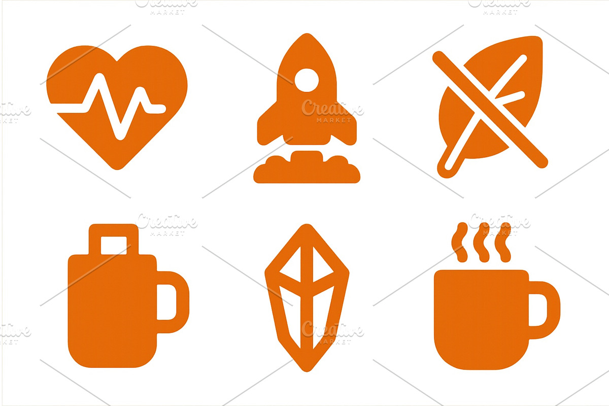 Icons representing health, a Technology Illustration by ZinetroN