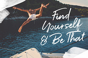 Perfetto Brush Font, a Script Font by Davide Bassu (Thumbnail 3 of 7)