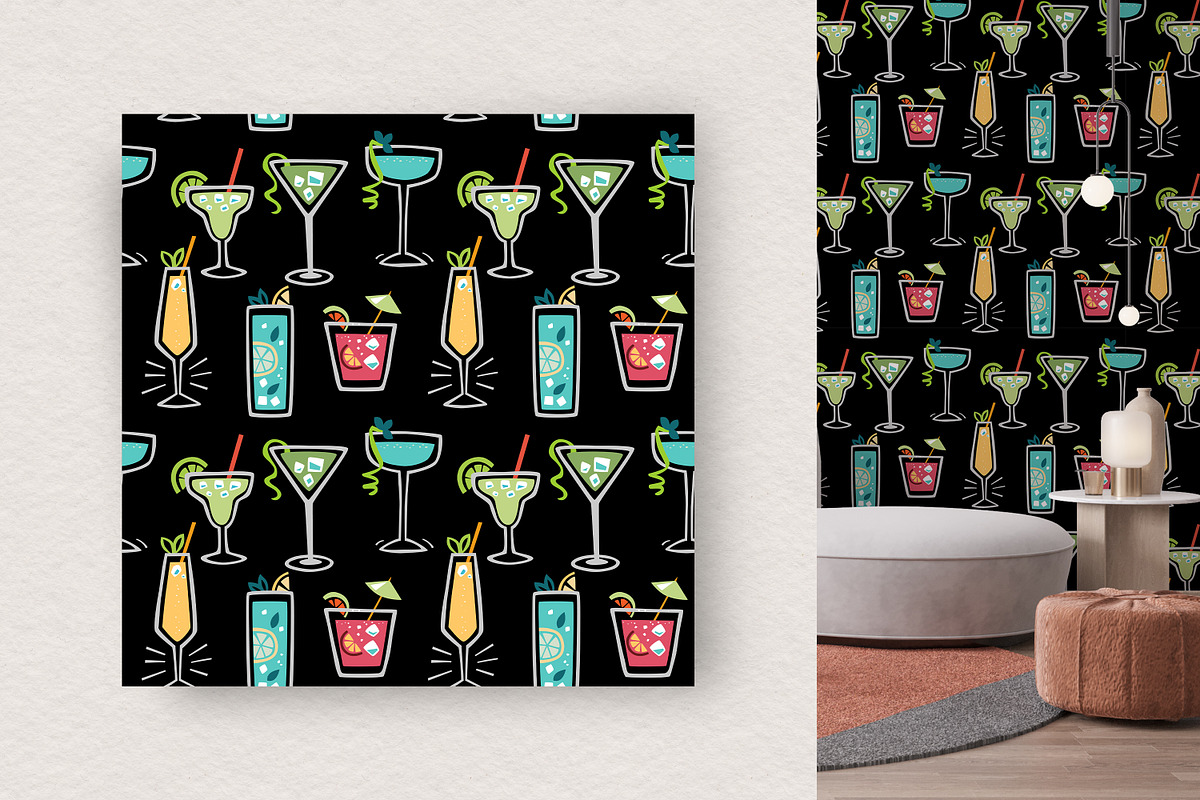 Cocktails Cute Drinks Collection, a Decorative Illustration by Naty Art (Photo 9 of 12)