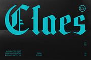 CS Claes – Old English Font, a Blackletter Font by Craft Supply Co. (Thumbnail 1 of 8)