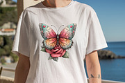 Whimsical Spring Butterfly Clipart B, an Illustration by SVGArt (Thumbnail 6 of 7)