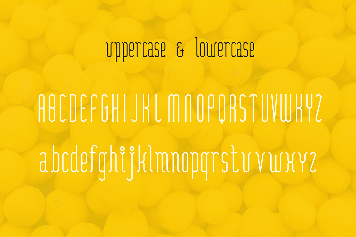 Postlemon Display Typeface preview 2