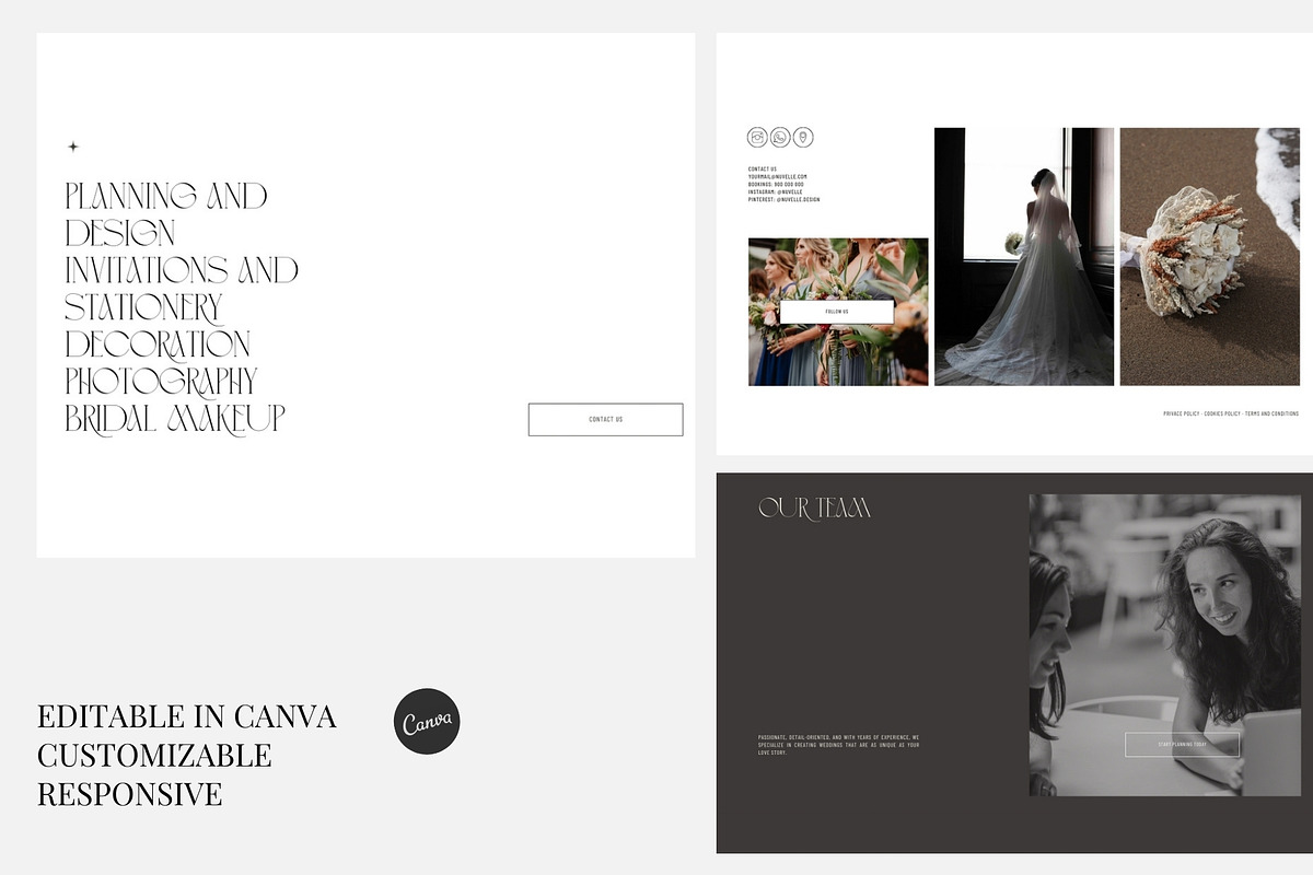 Canva Web Template NUVELLE, a Landing Page Template by AS Studio (Photo 3 of 5)