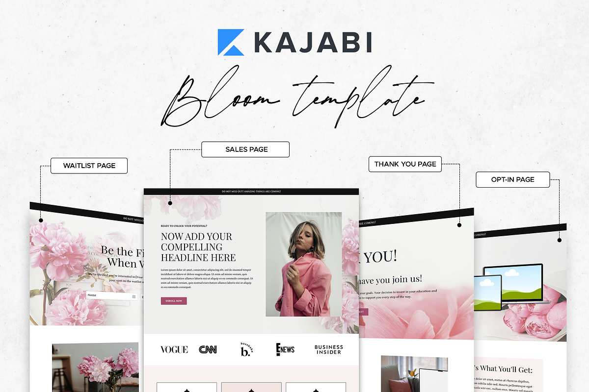 Kajabi Sales Funnel Templates, a Landing Page Template by Altenne | Kajabi Designer (Photo 6 of 10)