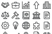 200 Minimalist Line Art Icon Bundle, an Outline Icon by MRI STUDIO (Thumbnail 6 of 9)