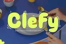 Clefy – Bubble Font