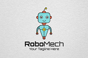 Robot Mechanic Logo Template, a Branding & Logo Template by Logo Lab (Thumbnail 1 of 4)
