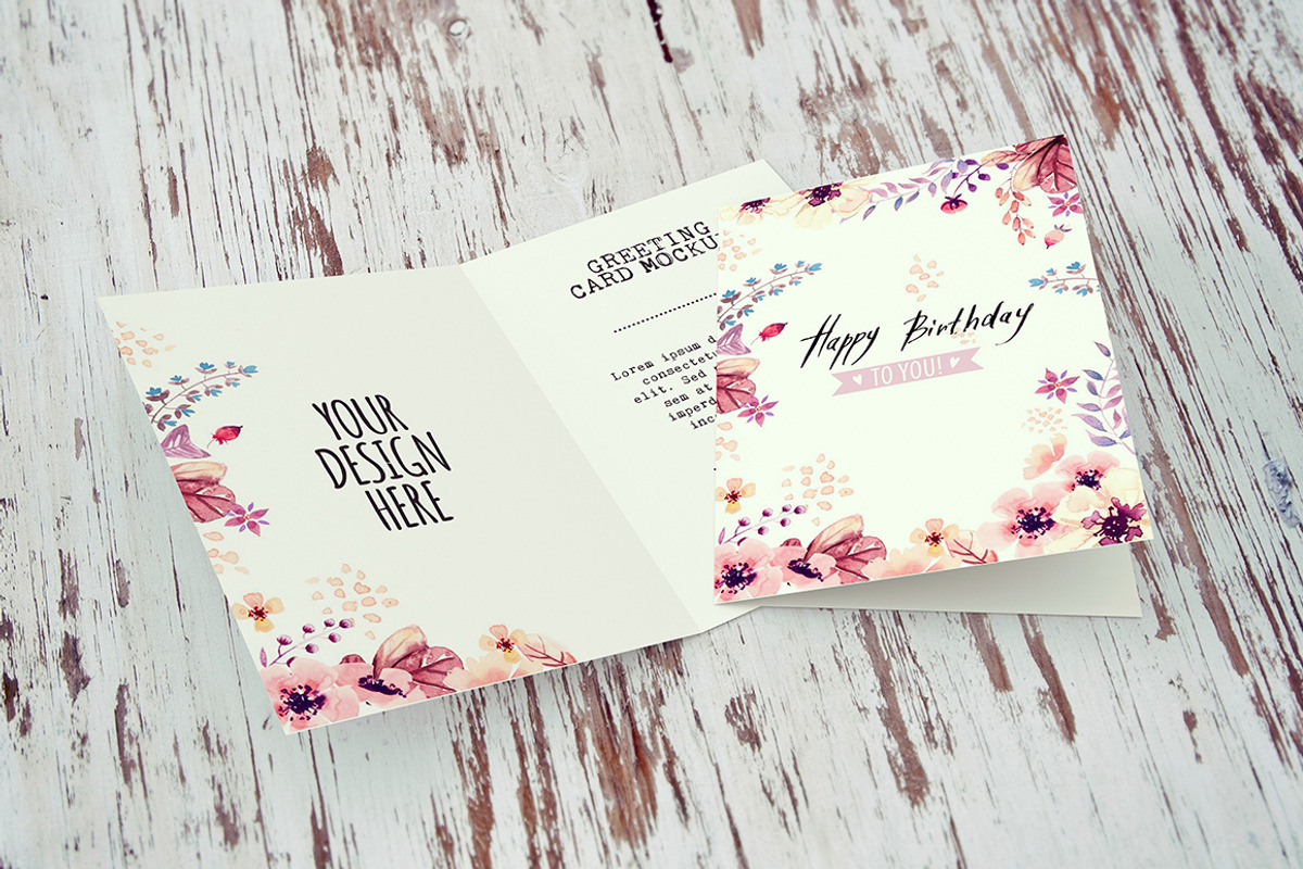 Invitation & Greeting Card Mockup v2, a Print Template by 2dsight (Photo 13 of 15)