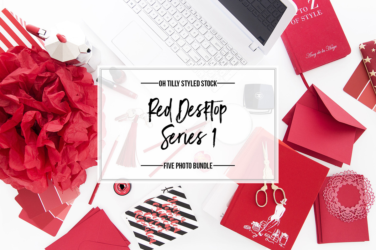 Red Romantic Styled Desktops, a Business Photo by OhTilly (Photo 1 of 6)