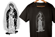 Virgin of Guadalupe on a skateboard., an Illustration by Moloko88 (Thumbnail 2 of 2)