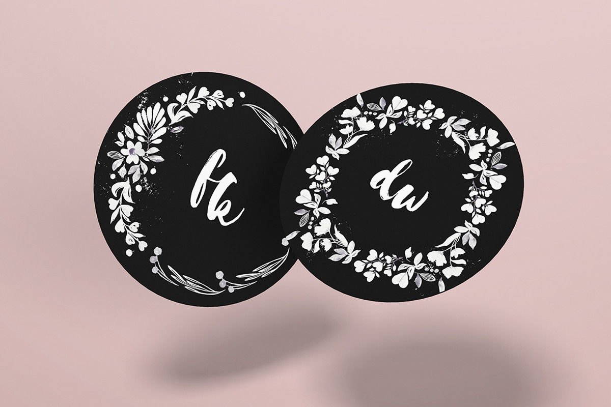 Lovely Hearts Monograms V, a Decorative Illustration by The Wedding Shop (Photo 3 of 6)