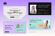 Influencer Marketing Agency, a Presentation Template by Claymoon Lab (Thumbnail 3 of 7)