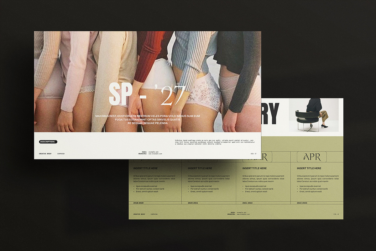 HUGE | Creative Brief Campaign, a Presentation Template by ArtisanaAura (Photo 8 of 10)