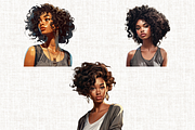 African American Modern Girl, a Person Illustration by Mash Mash Stickers (Thumbnail 3 of 8)