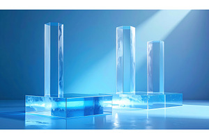 Transparent crystal blocks, an Architecture Photo by Igor Tichonow