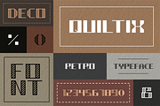 Quiltix Typeface, a Font by PutraCetol Studio (Thumbnail 5 of 9)