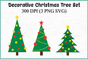 Christmas Decorative Tree Vector SVG, a Seasonal Illustration by Gfx Expert Team (Thumbnail 2 of 4)