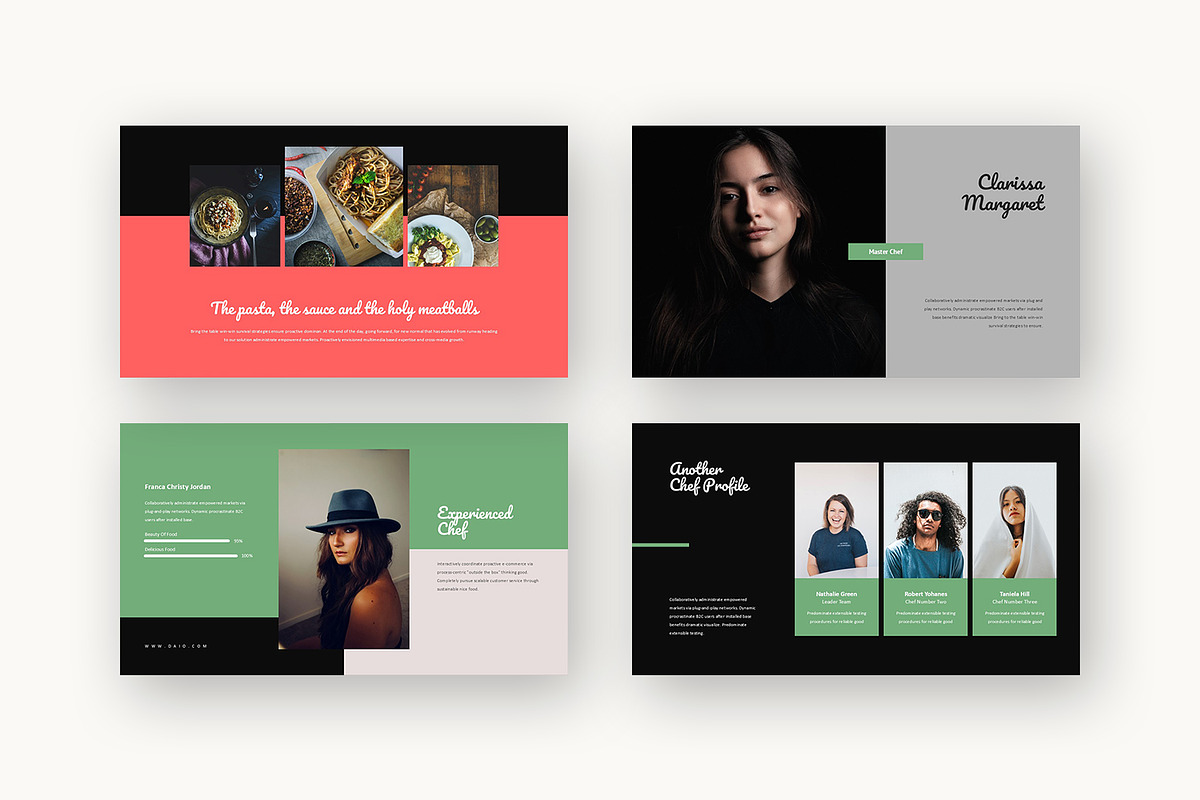 Daio : Food Business Google Slides, a Presentation Template by Punkl Camp (Photo 10 of 16)