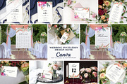 Canva Wedding Invitation Suite, an Invitation Template by DesignDevisers (Thumbnail 1 of 12)