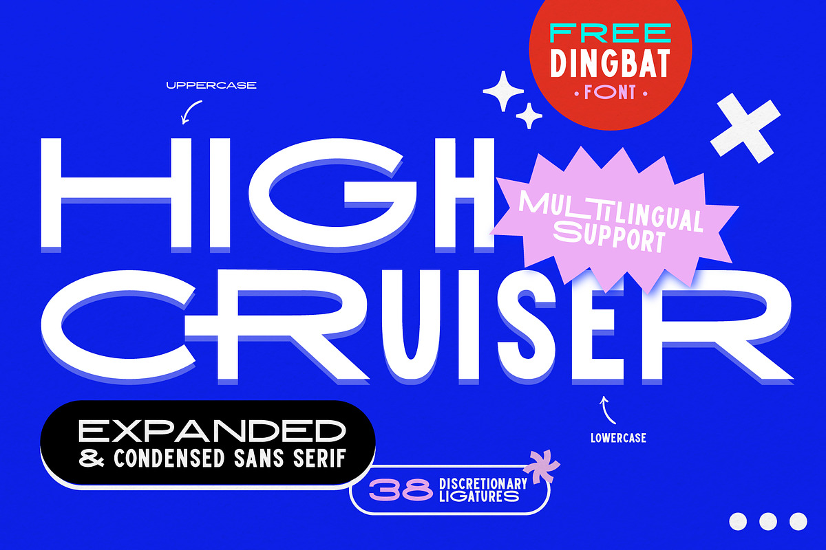 High Cruiser | Modern & Bold Sans, a Sans Serif Font by TypeFairy (Photo 1 of 10)