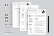 Elegant Resume/Cv with Cover Letter | Creative Market