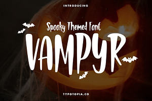 Vampyr Spooky Themed Font