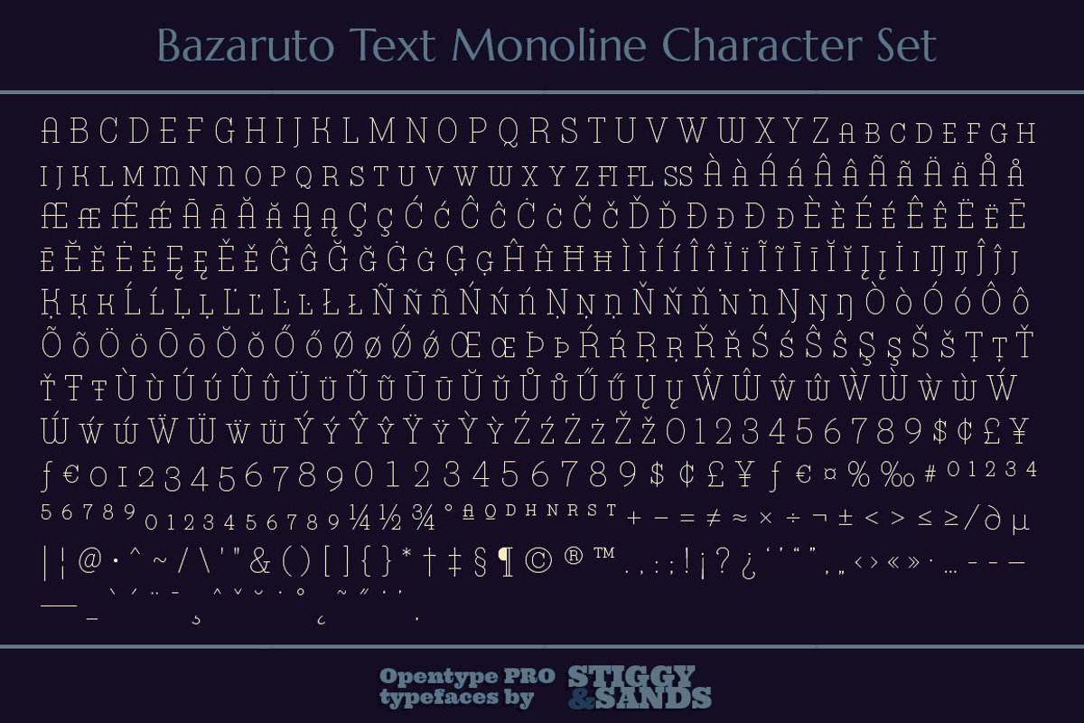 Bazaruto Text Family preview 7