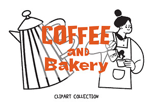 Coffee & Bakery Vector Clipart