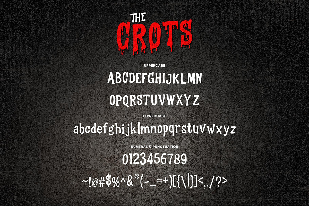 The Crots Typeface, a Script Font by alit design (Photo 5 of 15)