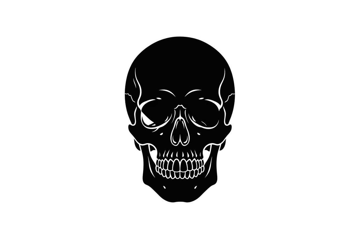 50 Skull Head Silhouette Vector Bund, an Illustration by Creativeshirt (Photo 33 of 51)