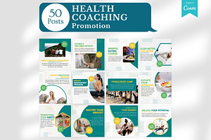 400 Health Coach - Canva Templates