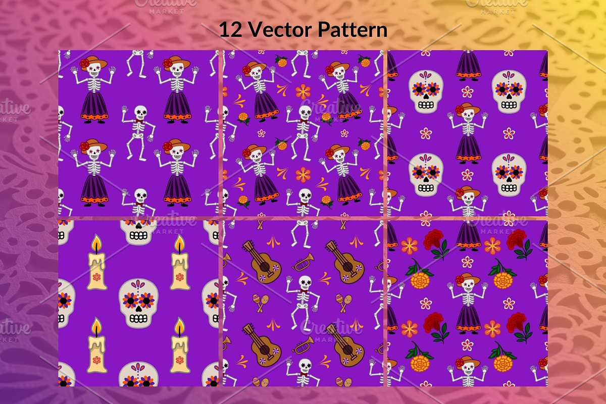 Día de los Muertos: A Festive Design, a Seasonal Illustration by Elatedowl (Photo 3 of 15)
